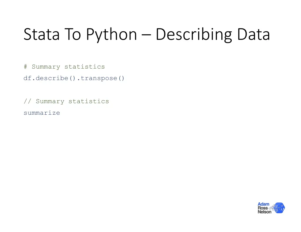 stata to python describing data 2