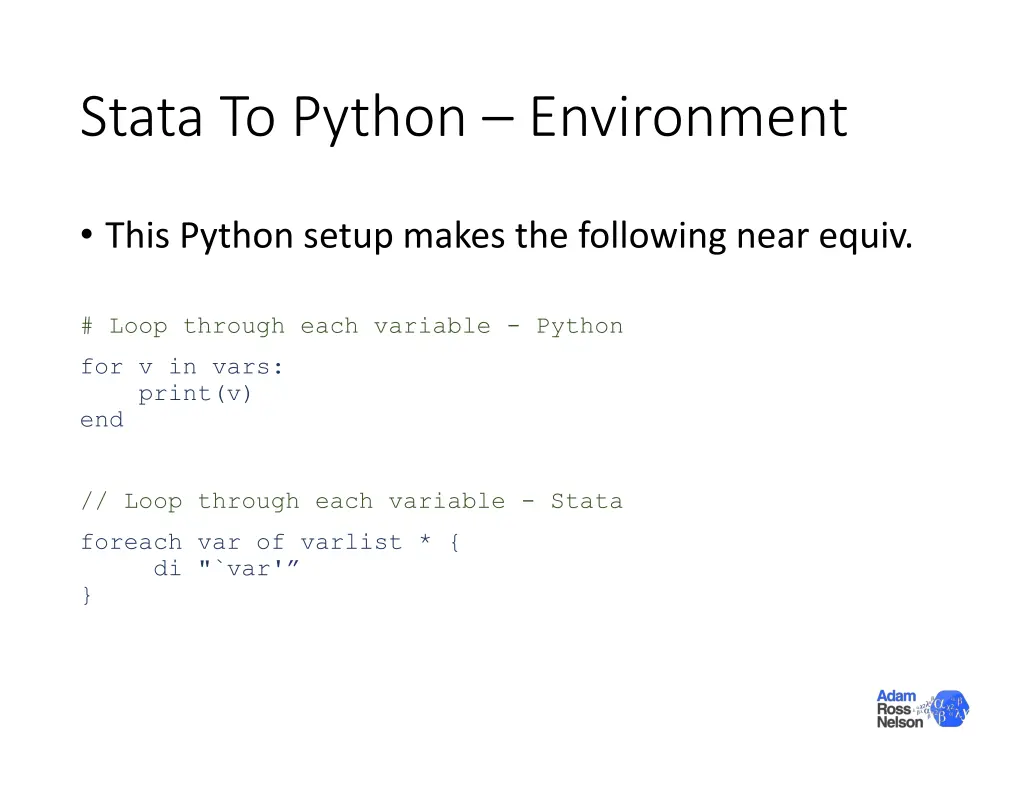 stata to python environment 2