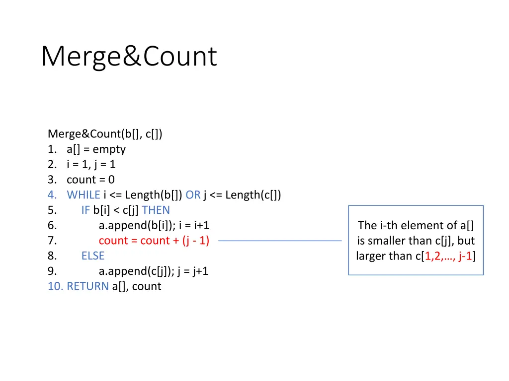 merge count 1