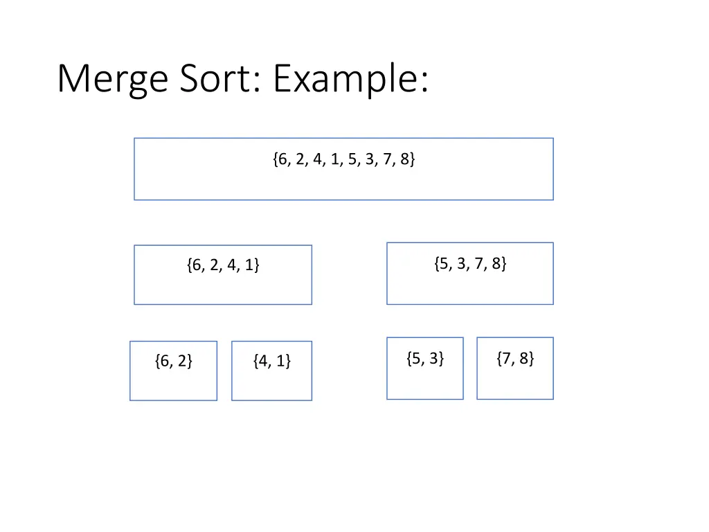 merge sort example