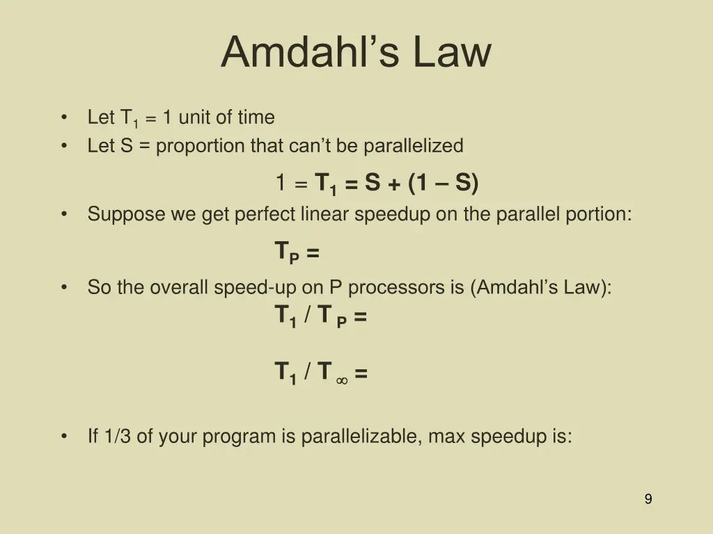 amdahl s law 1