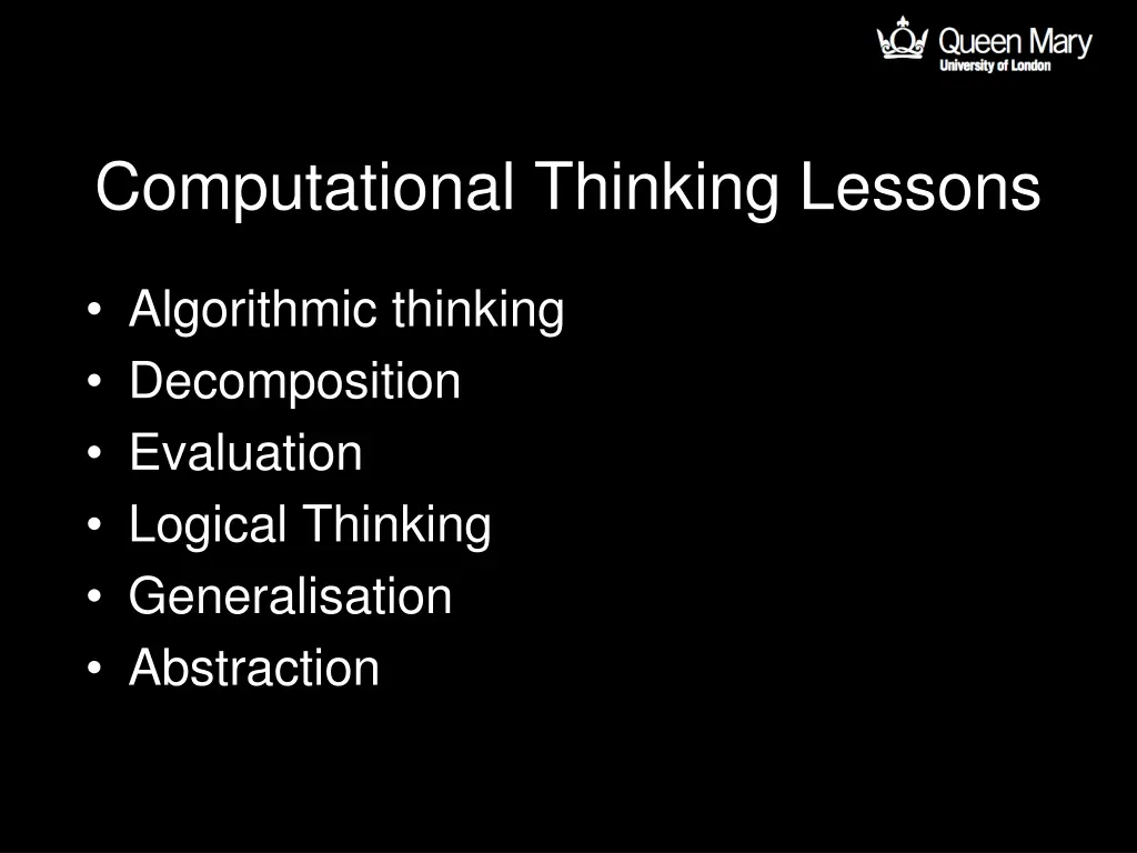 computational thinking lessons