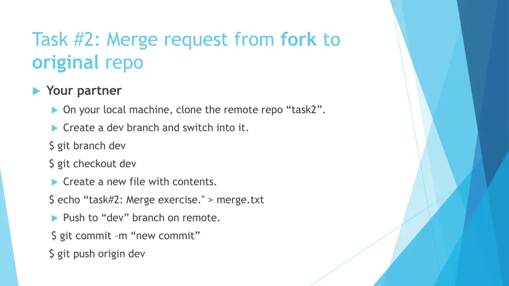 task 2 merge request from fork to original repo 2