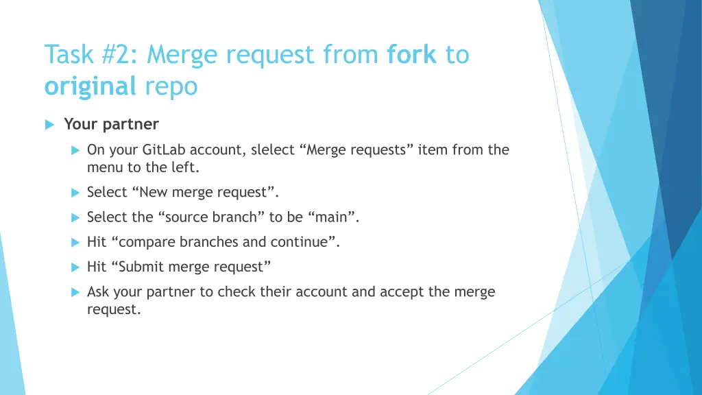 task 2 merge request from fork to original repo 4