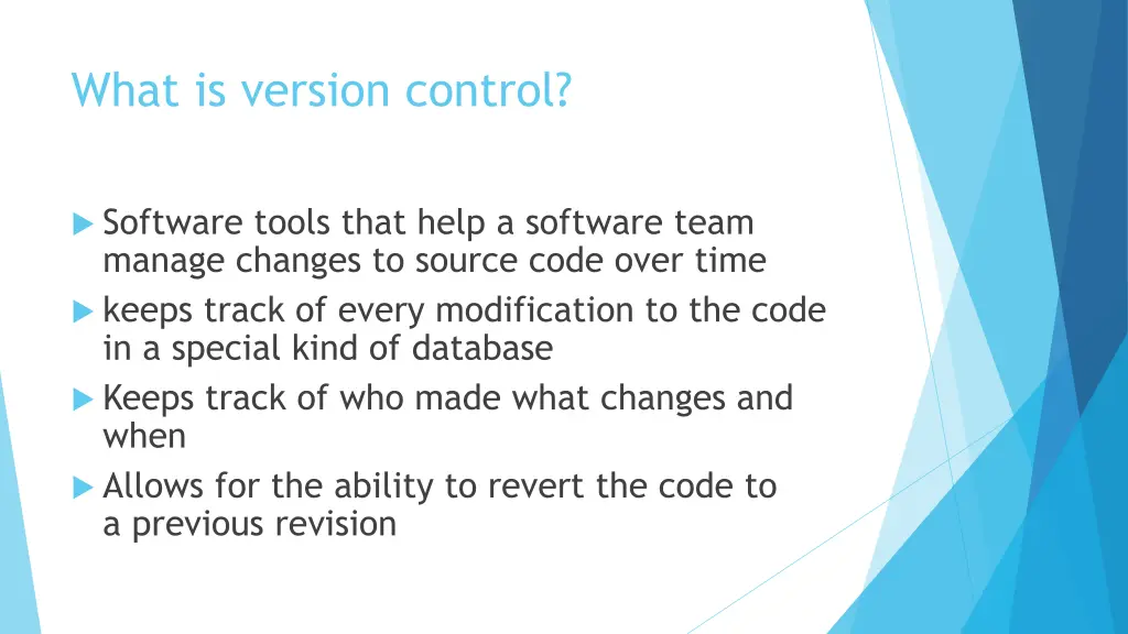 what is version control