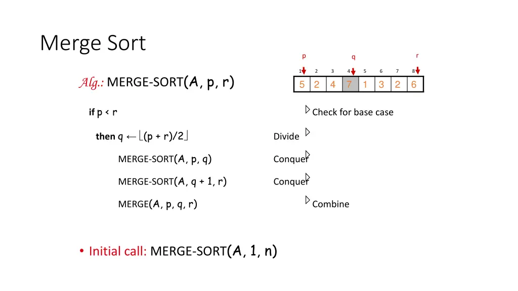 merge sort