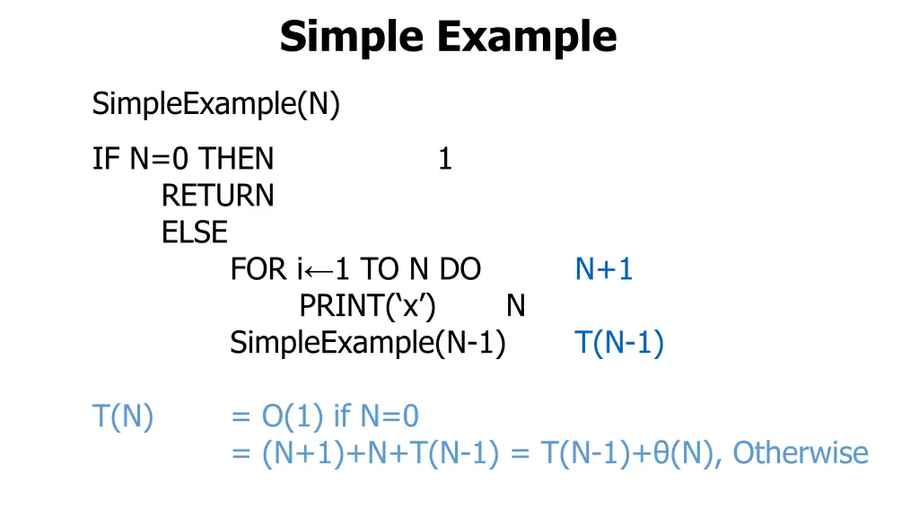 simple example