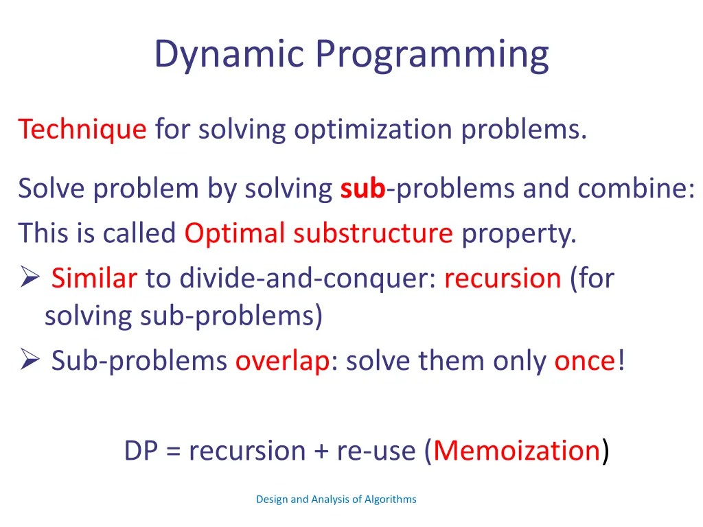 dynamic programming 1