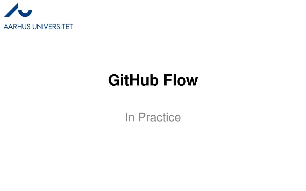 github flow