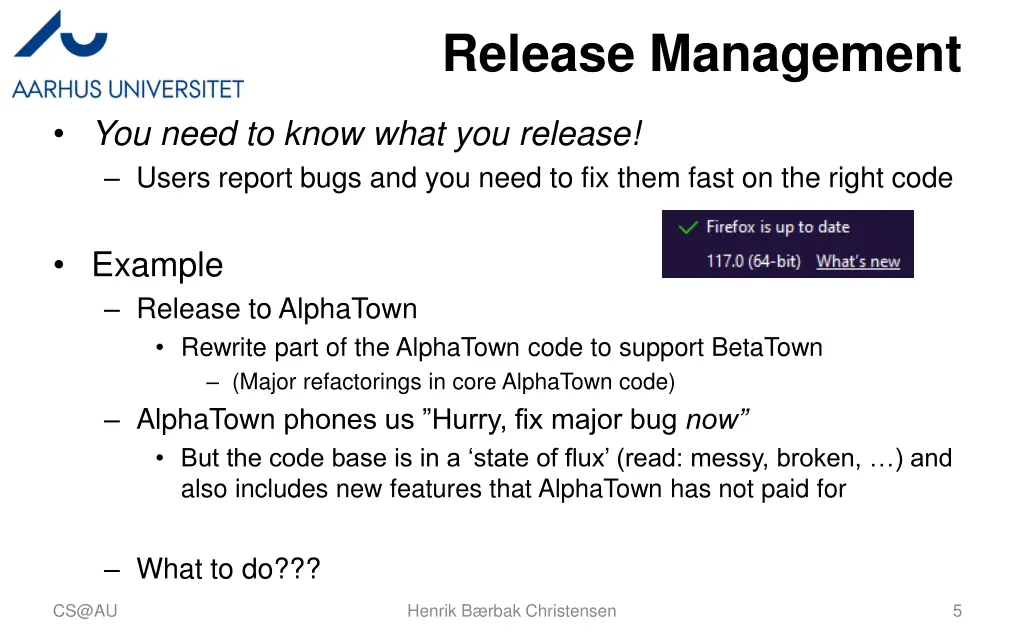 release management