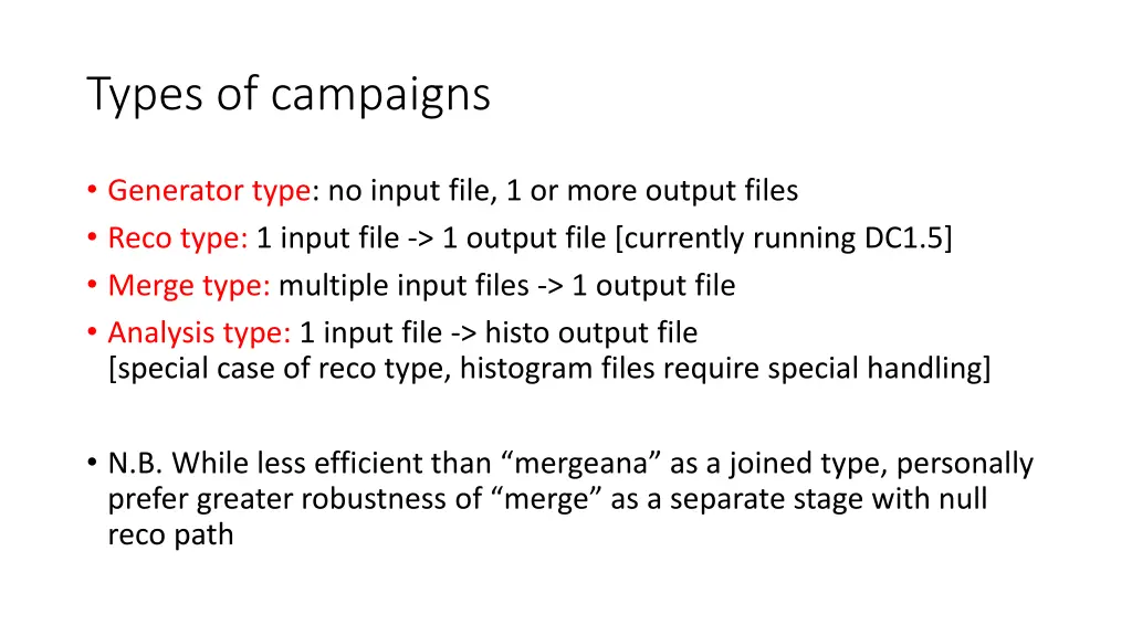 types of campaigns