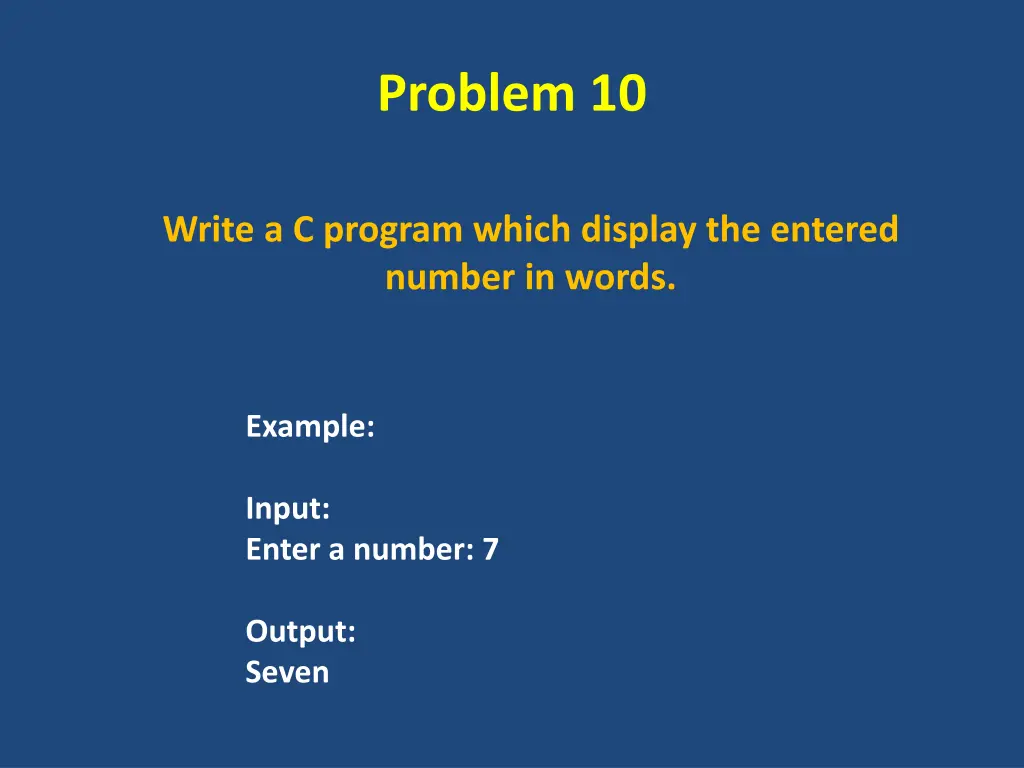 problem 10