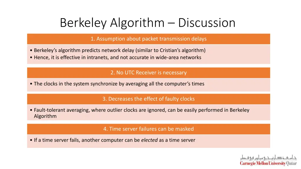 berkeley algorithm discussion