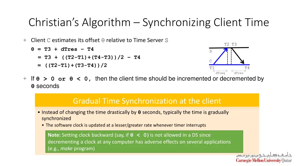 christian s algorithm synchronizing client time