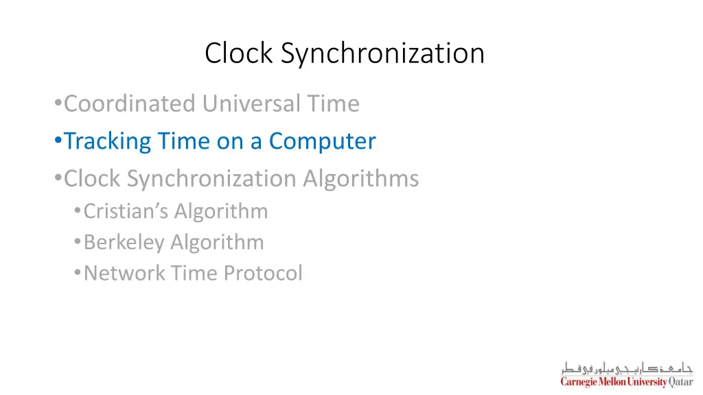 clock synchronization 2