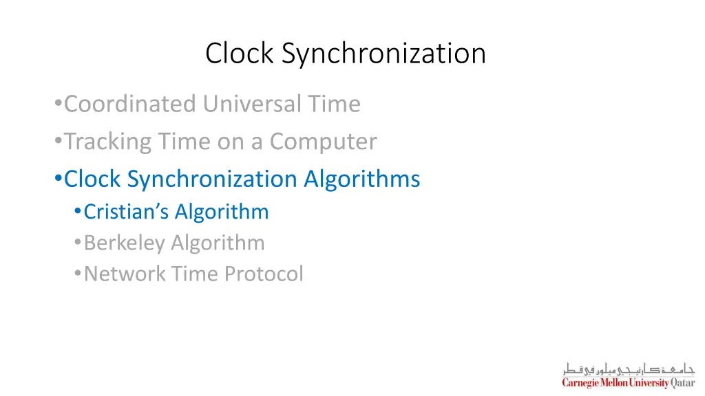 clock synchronization 3