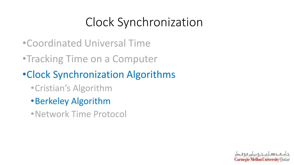 clock synchronization 4