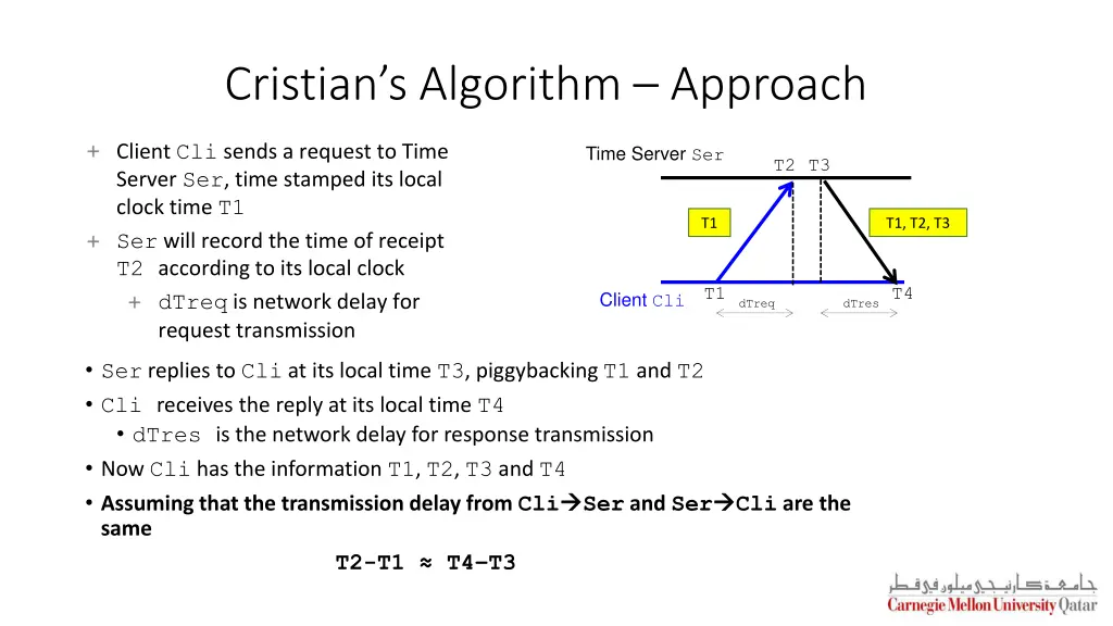 cristian s algorithm approach