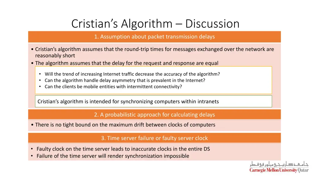 cristian s algorithm discussion 1 assumption