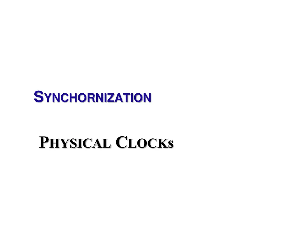 s ynchornization 1