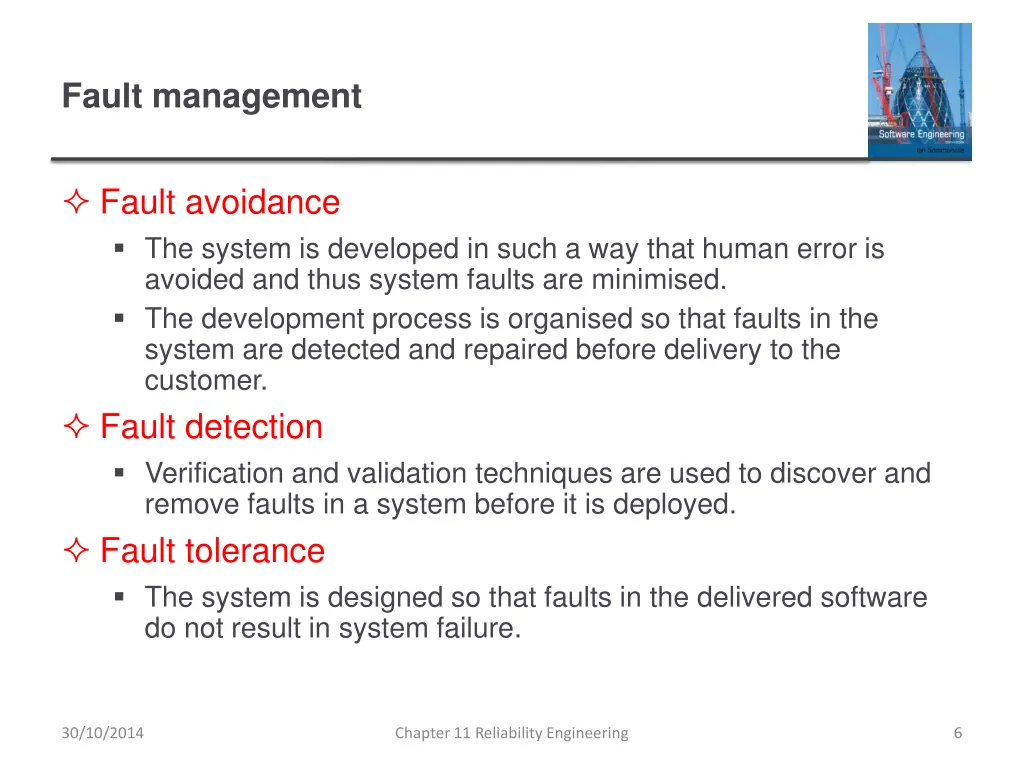 fault management