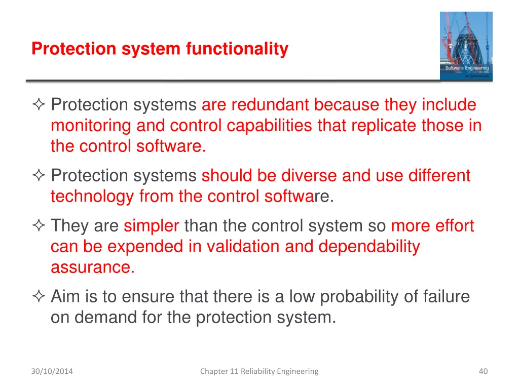 protection system functionality