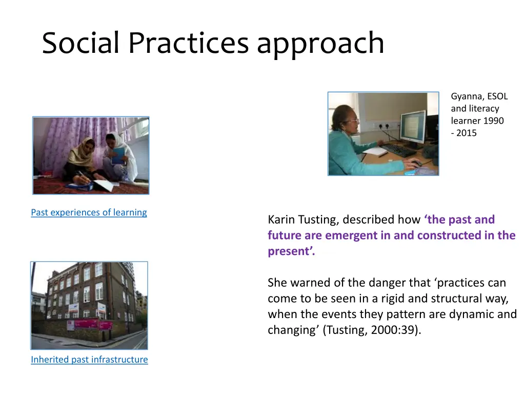 social practices approach