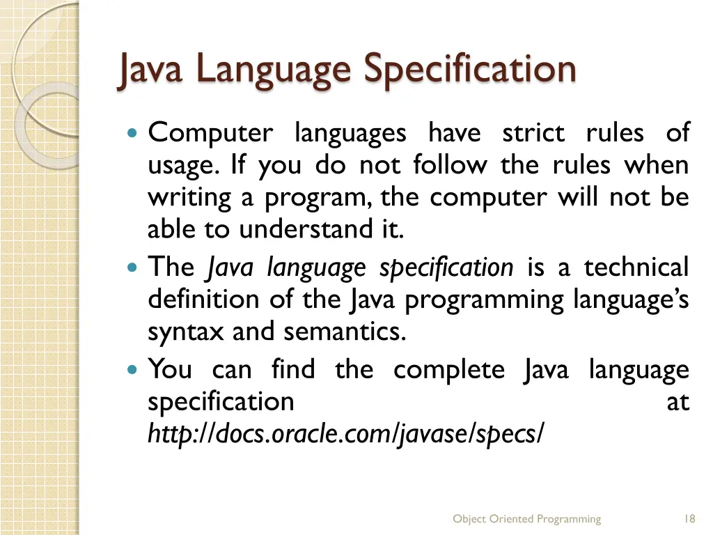 java language specification