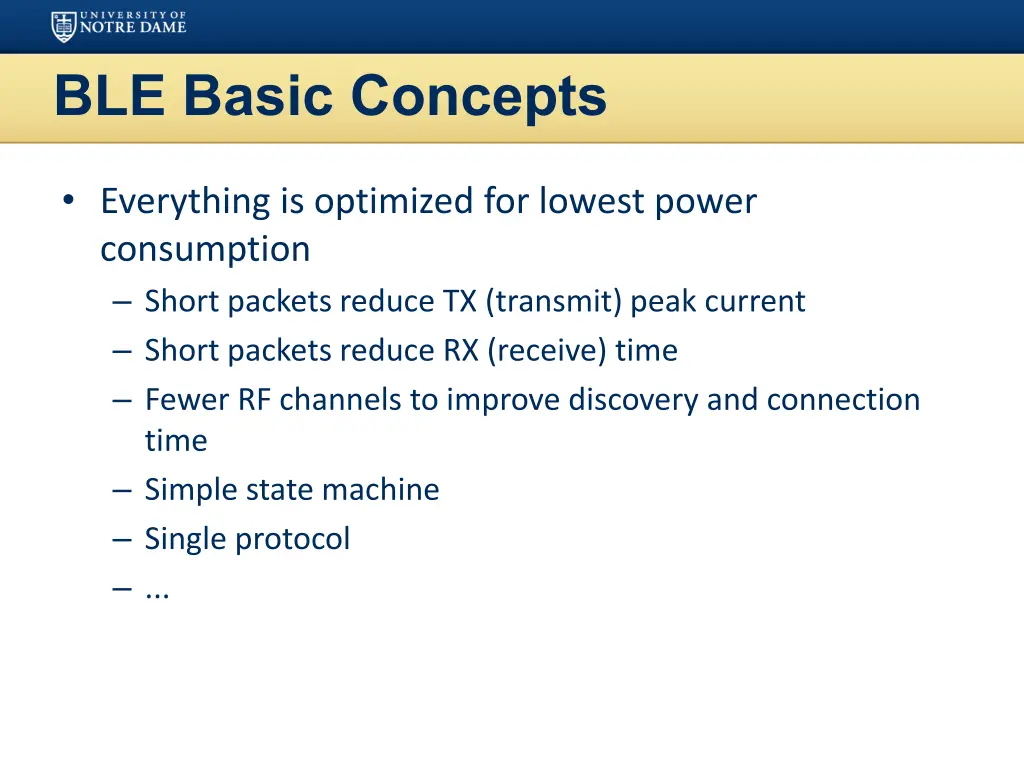 ble basic concepts