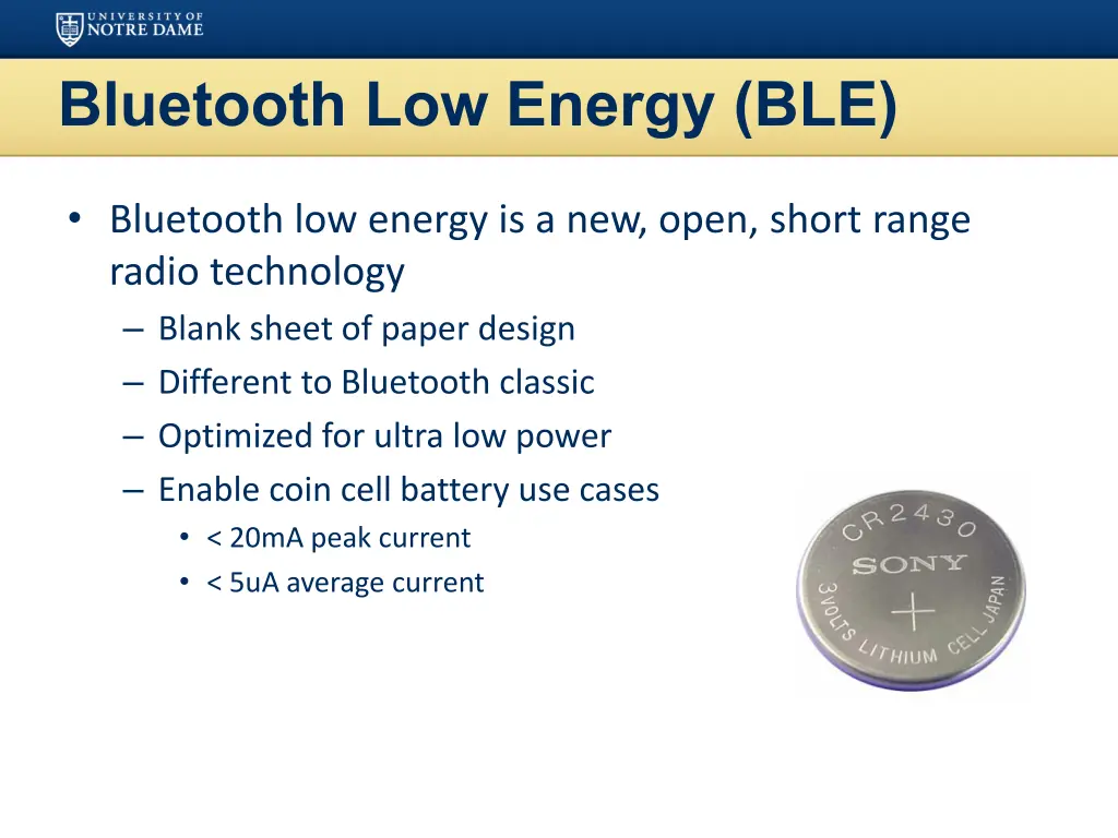 bluetooth low energy ble