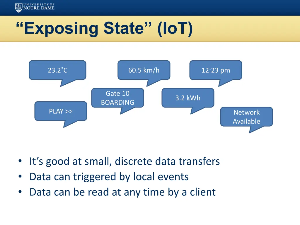 exposing state iot