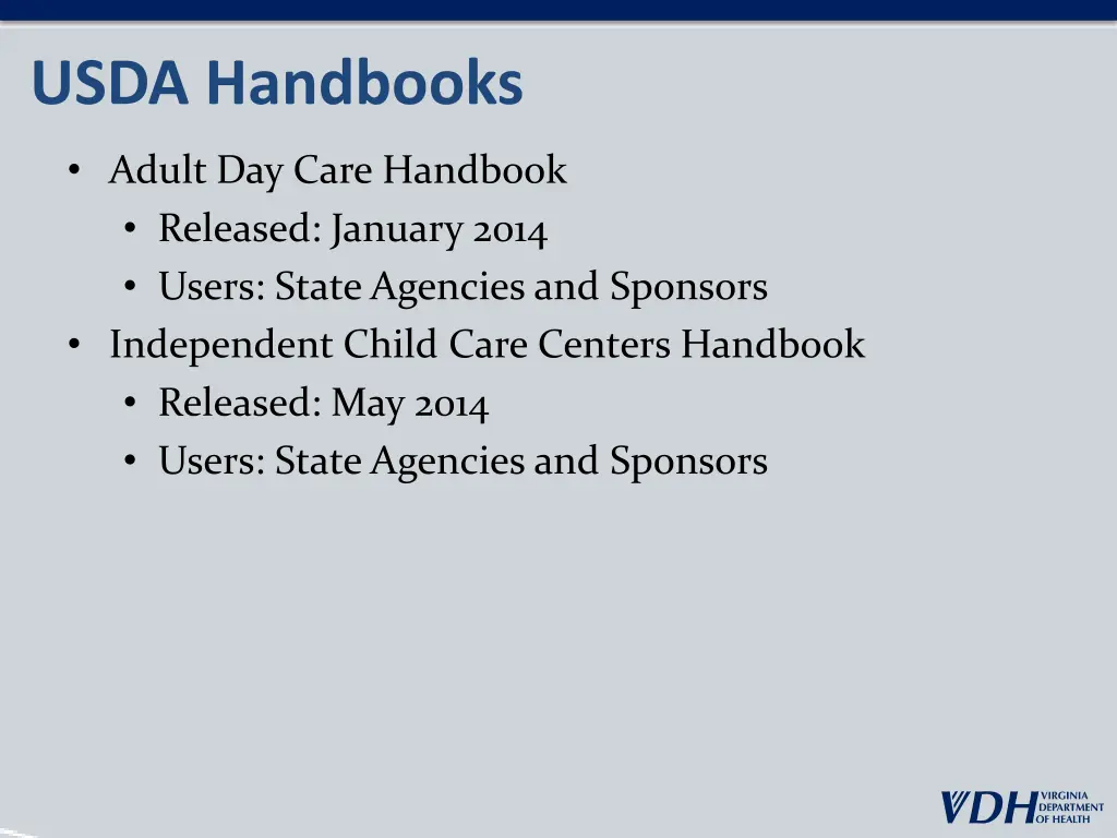 usda handbooks 1