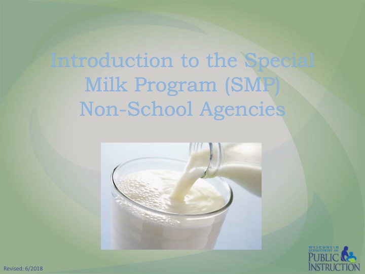 introduction to the special milk program