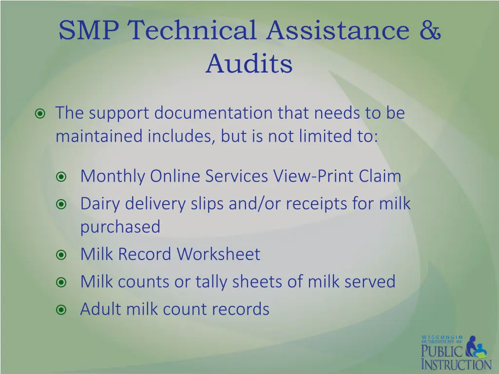 smp technical assistance audits 3