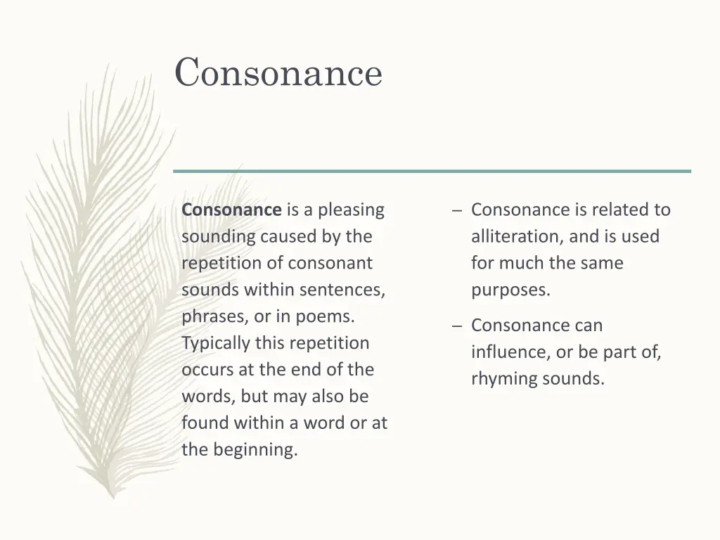 consonance