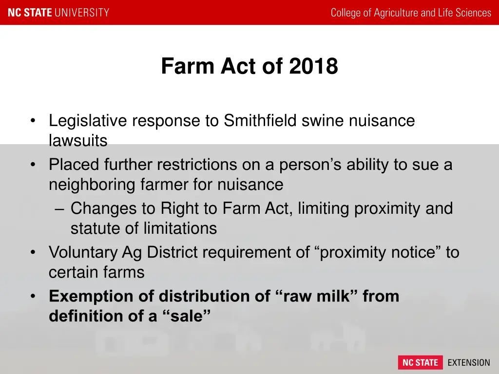 farm act of 2018