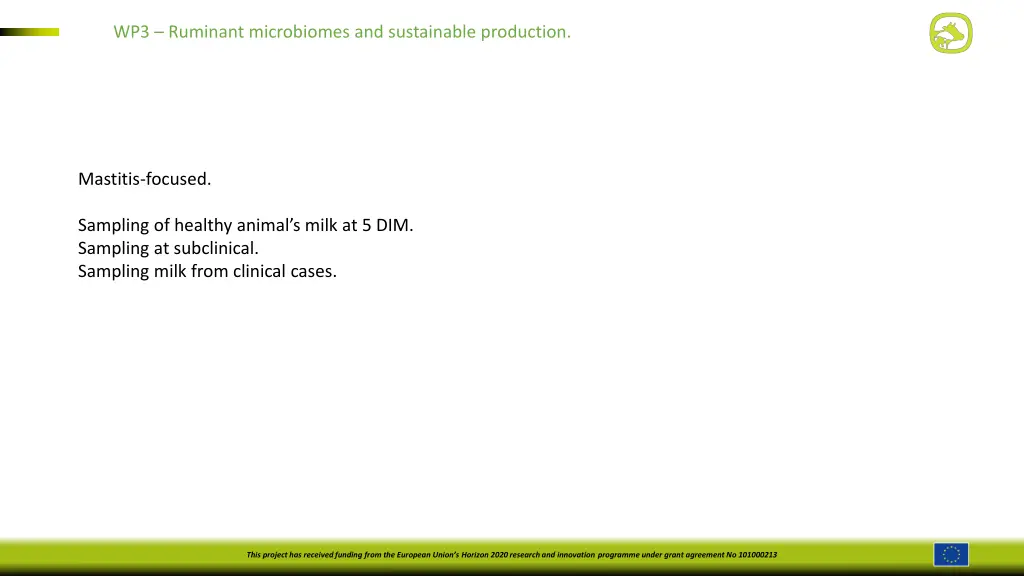 wp3 ruminant microbiomes and sustainable