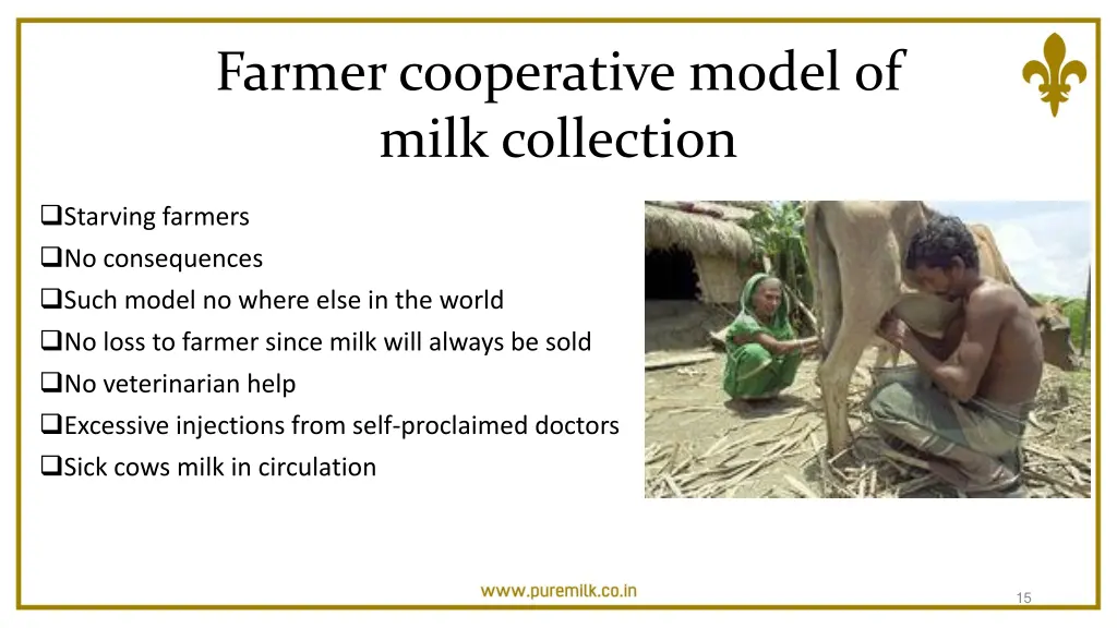 farmer cooperative model of milk collection