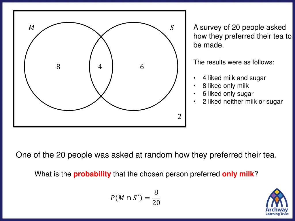 a survey of 20 people asked how they preferred 11