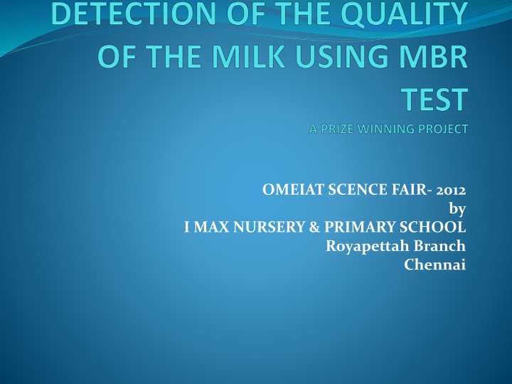 omeiat scence fair 2012