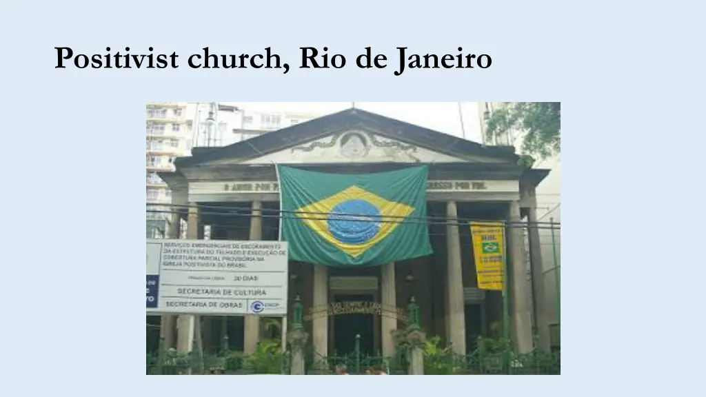 positivist church rio de janeiro