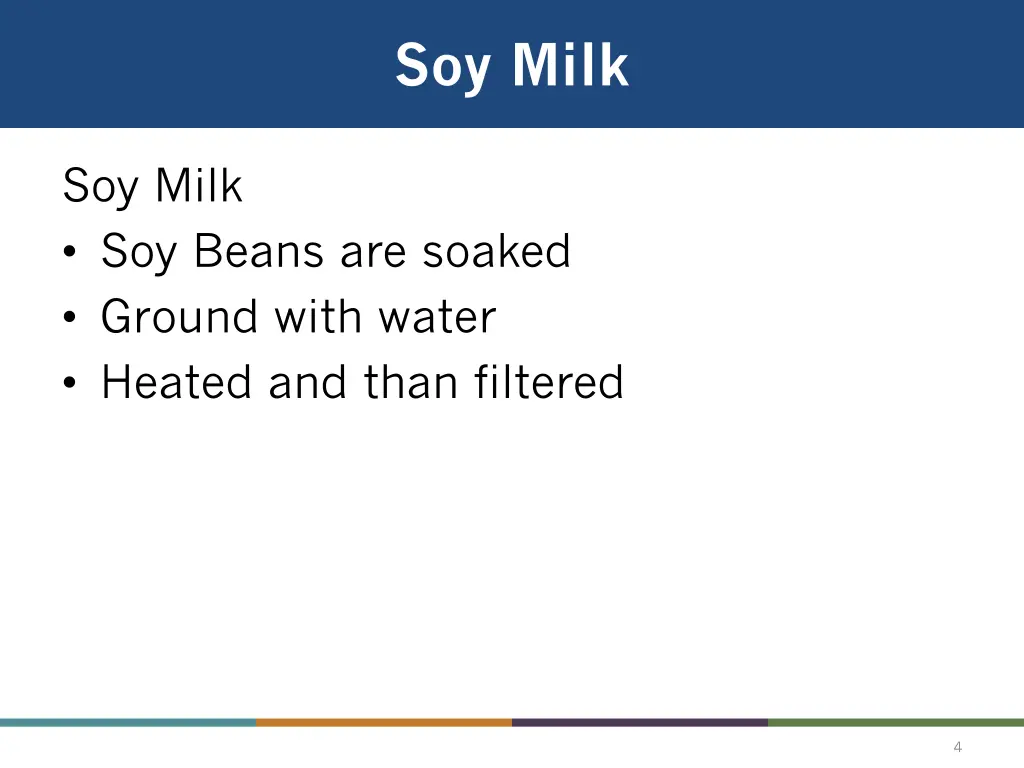 soy milk