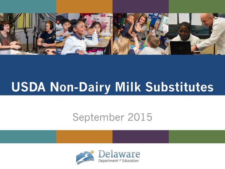 usda non dairy milk substitutes