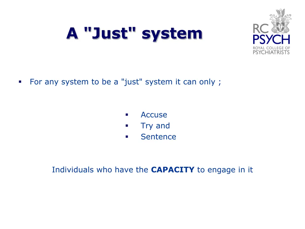 a just system