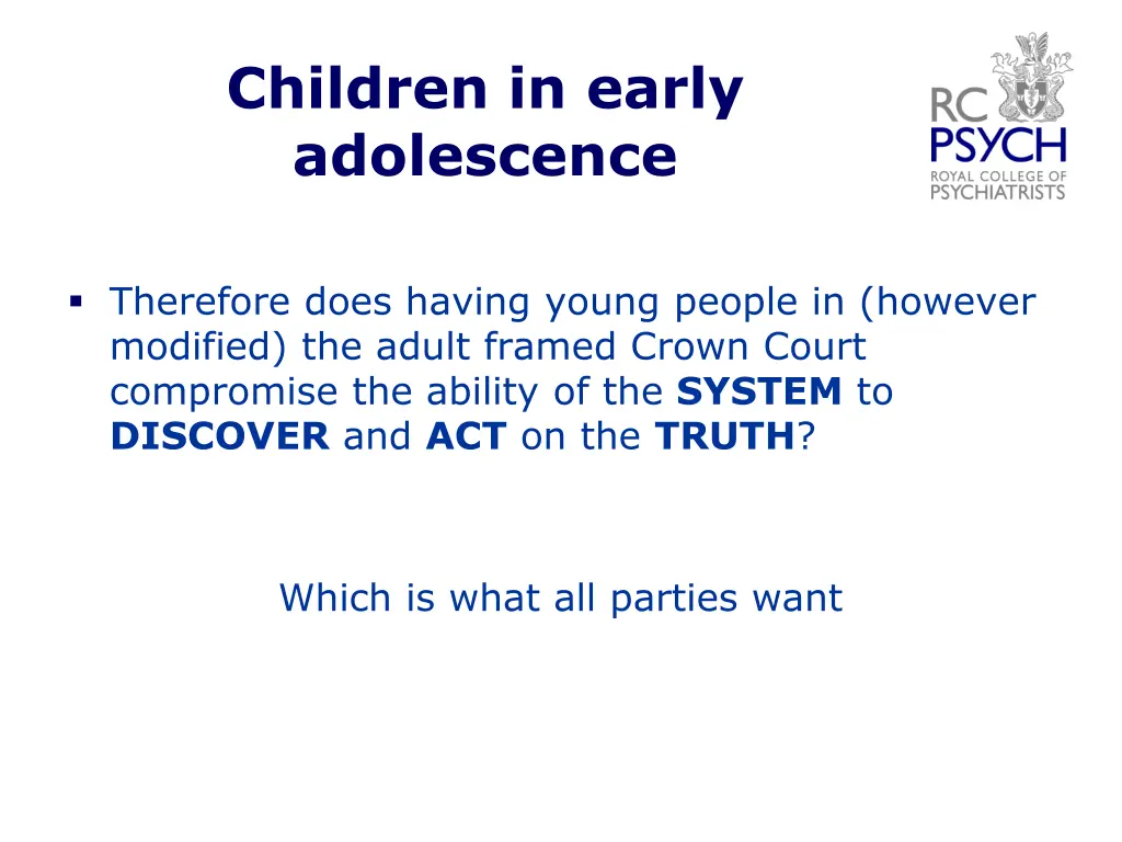 children in early adolescence