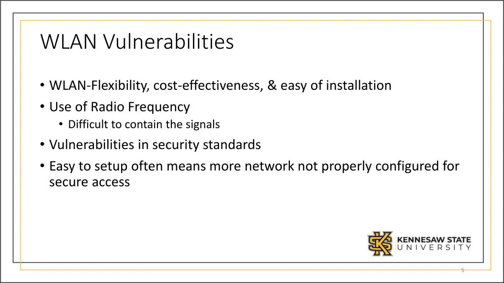 wlan vulnerabilities