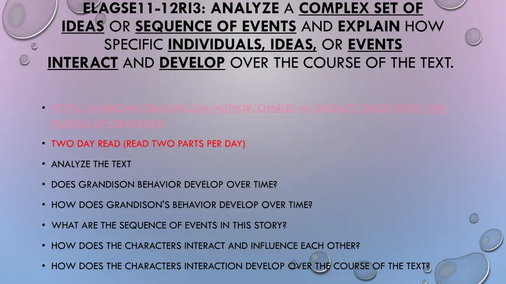 elagse11 12ri3 analyze a complex set of ideas