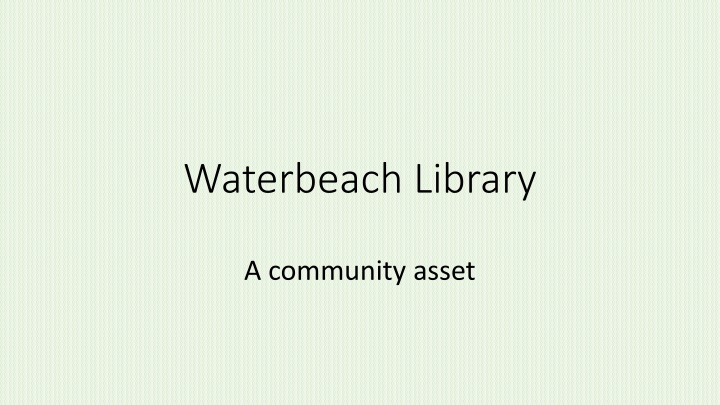 waterbeach library