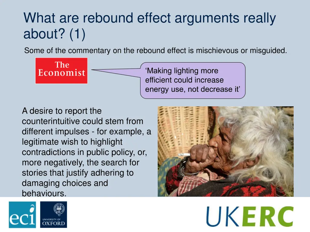 what are rebound effect arguments really about 1