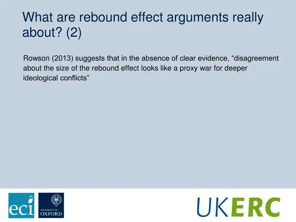 what are rebound effect arguments really about 2